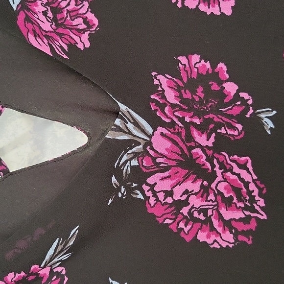 Torrid black and purple blouse - Picture 3 of 8